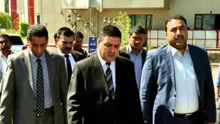 زيارة محافظ المثنى الدكتور فالح الزيادي الى جامعة المثنى