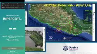 🔵 #SASMEX y #SASSLA Durante #Sismo M 4.2 #Acapulco #Guerrero 23 Oct 2021 🔵