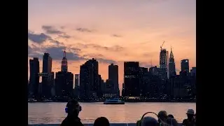 ⁴ᴷ⁶⁰ Walking NYC : Summer Waterfront Sunset & Quiet Clubbing in Long Island City, Queens