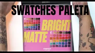 PALETA BEAUTY BAY BRIGHT MATTE 42 COLOUR | SWATCHES | LOW COST