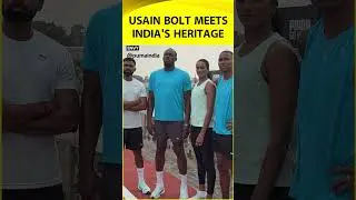 Usain Bolt Races Through Old Delhi with India&rsquo;s Olympic Icons| Sports Tak