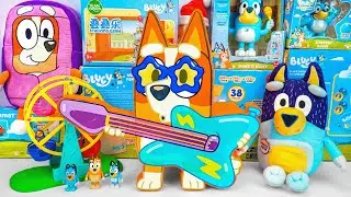 Bluey Toy Collection Unboxing Review 💙 Mystery Cute Bingo Box & Talking Bandit Plush