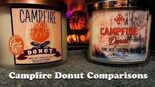 Campfire Donut Repackage Comparisons - Bath & Body Works