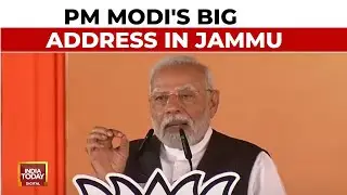 PM Modi Addresses Mega Rally In Jammu, Slams Opposition Over Surgical Strike Proof | India Today