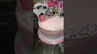 Makeup Theme Cake | Beautiful Makeup Cake Design | Birthday Cake Ideas for Girls