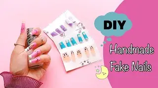 DIY: How to make Fake Nails from Straws / Handmade Nails Set / #Strong Method 👍