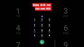 Dialog free data code 2025😱dialog free data 🤑free data 2025😱😱#shorts