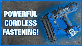 Больше никаких воздушных компрессоров! Kobalt 24v XTR Brushless 18GA Brad Nailer
