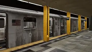 openbve: R142 { 4 } crown heights utica ave to beford park BLVD