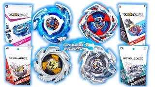 BEYBLADE X 4 UNBOXING! 🤓👌DRANBRAVE Y IMPACTDRAKE FLAME & WEISSTIGER Y LEONCREST SB REVIEW+ BATALLAS!