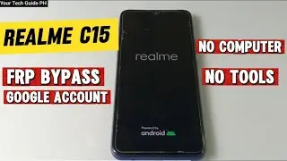 REALME C15 2025 FRP Bypass Google Account Bypass,No Need Computer Step by Step