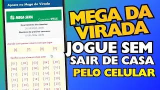 COMO JOGAR NA MEGA DA VIRADA PELO CELULAR SEM SAIR DE CASA /APOSTE NA MEGA DA VIRADA PELO APLICATIVO