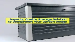 Trimetals Patio Box &ndash; Stylish, Secure Outdoor Storage