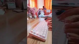 Red Switches + Typing Sound w/ RkG68/Rk68/Rk837 Mechanical Keyboard #shorts