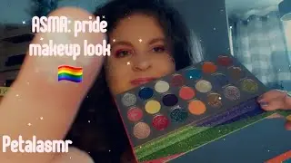 ASMR: Doing your pride makeup, the most sparkling rainbow 🌈 look