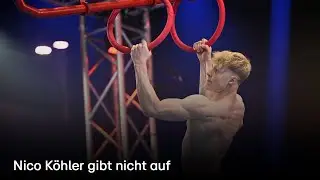 Newbie Nico K&ouml;hler buzzert nach 3 Versuchen an der Wand | Ninja Warrior Germany 2023
