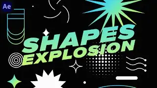 SHAPES EXPLOSION ANIMATION | AFTER EFFECTS TUTORIAL
