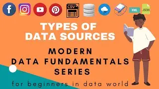 Modern Data Fundamentals | Lecture 01 | Different types of Data Sources