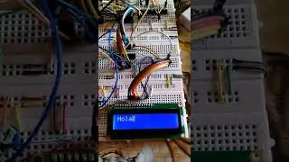 Hola mundo con Arduino VS Microprocesador MC68008 en una pantalla LCD 16x2