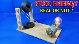 Magnets and DC motor free energy generator is real or fake || fake free energy.