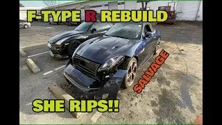 Rebuilding worlds CHEAPEST WRECKED JAGUAR F-Type R From COPART AUTO Auction Part 4