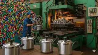 Unbleaveable Complete Manufacturing Process Of Pressure cooker From Recycling of Aluminium Canes