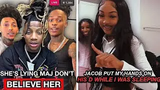 Sasha & MessMaj Confonts Jacob For Putting Sasha&rsquo;s  Hand On His D While She Sleeps ( Nunu Bj