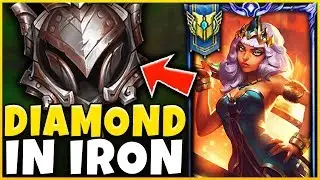 *ELO HELL EXISTS* DIAMOND PLAYER VISITS IRON 4 (65 KILL RAMPAGE) - League of Legends