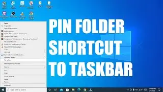 Pin Shortcut Folder to Taskbar di Windows 10