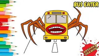 Bus Eater Drawing Tutorial for Beginners | Arshaka Drawing