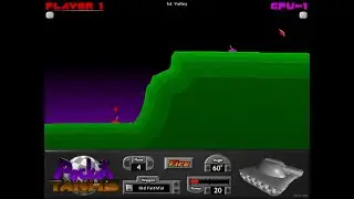 Pocket Tanks Deluxe (2001) - Retro Gameplay