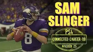 Madden 25 (PS4): Sam Slinger EP6 - Week 7 vs Giants (Sam's First Monday Night Football Game!)