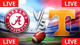 Alabama vs. Tennessee LIVE STREAM Full Game | Oct 18 | College Football Live | NCAAF Week 8