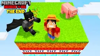 THE END of 100 Days on ONE RANDOM CHUNK in Hardcore Minecraft 😰