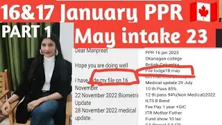 17 January's ppr request timeline canada/canada ppr timeline/lets fly mannu/