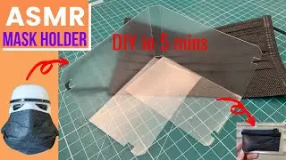ASMR DIY Surgical Mask Holder in 5 mins👍 | Easy way to store your mask for reuse, no talking