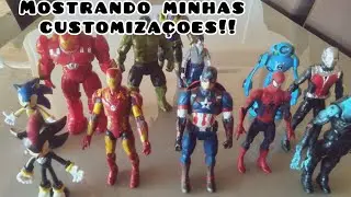 Mostrando minhas customiza&ccedil;oes de bonecos piratas !!!!