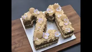 21st Birthday Cake | Coffee Flavour Cake | Number Cake