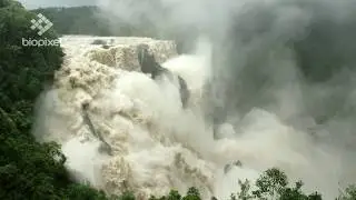 Barron falls in epic full flood March 2018