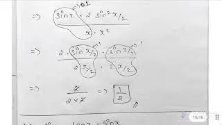 Ex: 9.4 Handwritten Notes | Limits and derivatives | Class 11 Maths | In Tamil |Shivani's Classroom