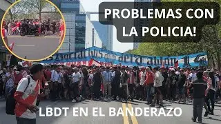 🇵🇱BANDERAZO LBDT  + 👊🏽👮‍♂️DISTURBIOS CON LA POLICIA | River Plate vs boca | LPF 2024