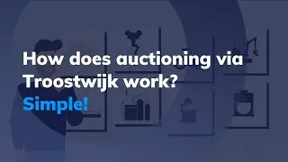 How does auctioning via Troostwijk work?
