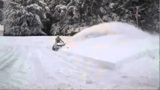Craftsman / Sears 42'' Tractor Snowblower Attachment - Snow Storm 07-Mar-2011