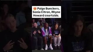 🤩 Paige Bueckers Sonia Citron Rhyne Howard courtside | women's basketball #shorts #short #basketball