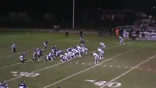 2011 Lewisburg Green Dragons @ Central Columbia Blue Jays pt 1 PIAA High School Football