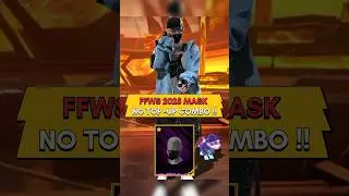 🔥 FREE FIRE🖤 FFWS 2025 ( MASK) 👑 DRESS COMBINATION || 2025 BRAZILIAN DRESS UP 🔥