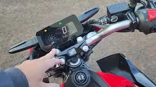 COMSUMO CB 300F TWISTER  NO ETANOL COM ESCAPE GRS E RELAÇÃO PASSO FINO (ANDANDO DEVAGAR)