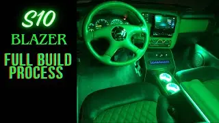 Swangas S10 Chevy Blazer Custom Full Interior Build Center Console POP TRUNK