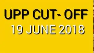 UPP Cut Off 18,19 June 2018  UP Police  in HINDI