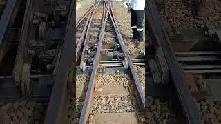 train ka track kaise change hota hai Indian railways#shortvideo #railway #youtubeshorts #shortsfeed